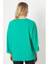 Tall Pearl Button Longline Shirt - 2
