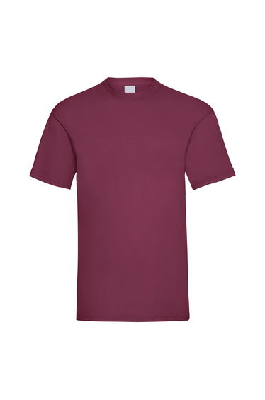 Mens Value Short Sleeve Casual T-Shirt - Oxblood