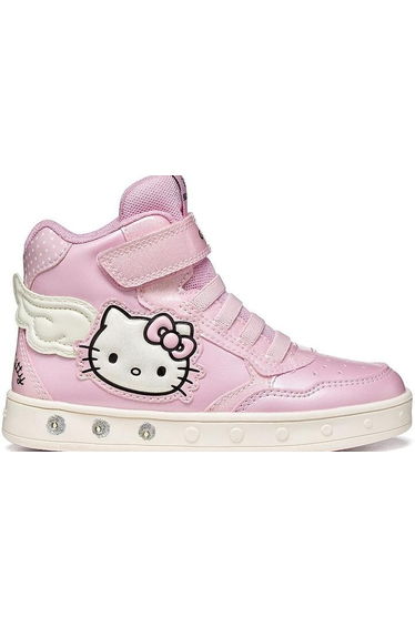 Kids Skylin X Hello Kitty High Top LED Trainers
