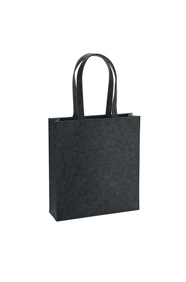 Bagbase Felt Tote Bag - Charcoal Melange