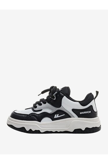 Women Color Block Lace Up Sneakers