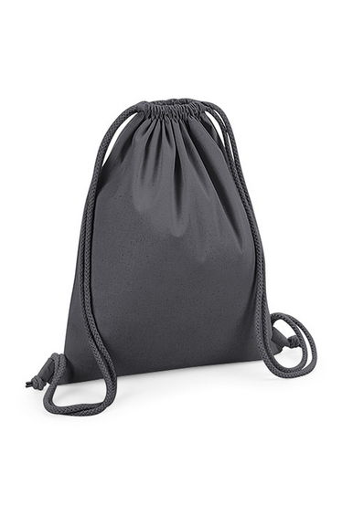 Westford Mill Organic Premium Cotton Gym Sack - Graphite