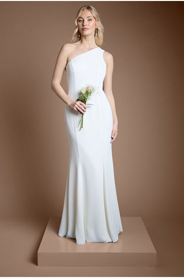 One Shoulder Wedding Dress