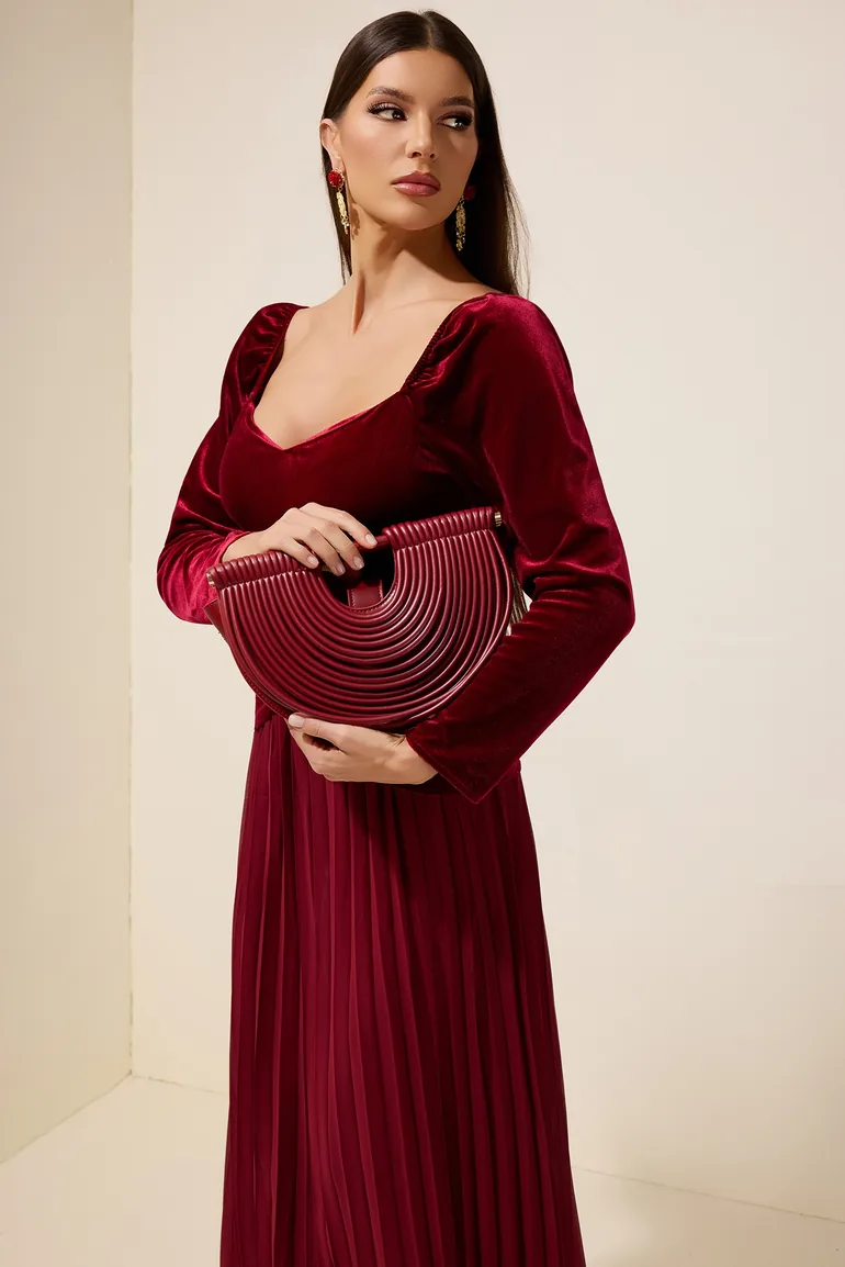 حقيبة يد باللون الأحمر - 2