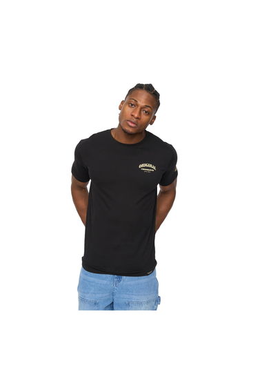 Crosshatch Mens Labstock T-Shirt - Black