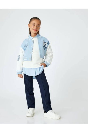 Chino School Trousers Slim Fit with Pocket Detail