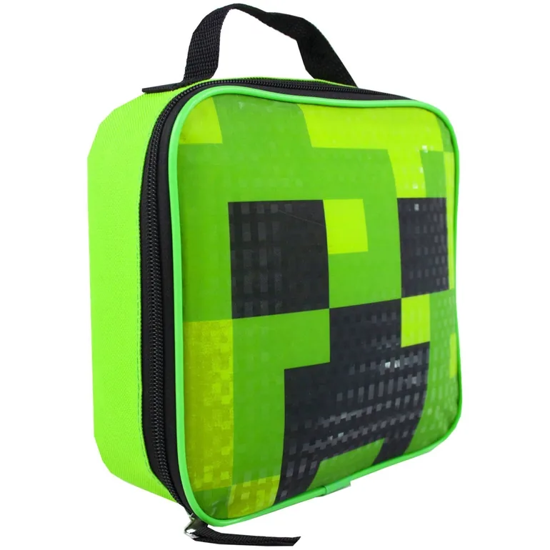 Minecraft TNT Creeper Backpack Set (Pack of 5) - Black/Green - 2