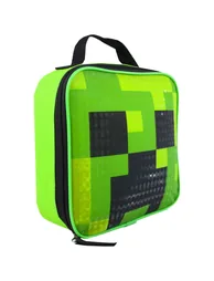 Minecraft TNT Creeper Backpack Set (Pack of 5) - Black/Green - 2