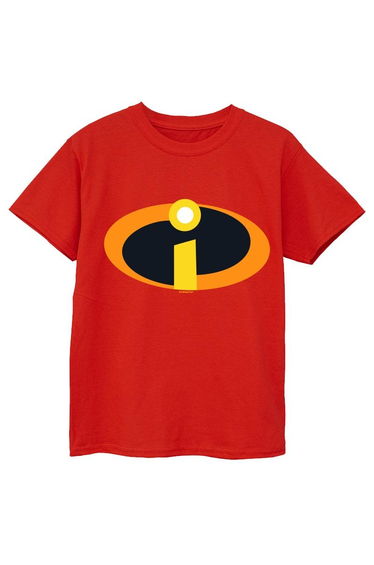 Incredibles Boys Logo Cotton T-Shirt - Red