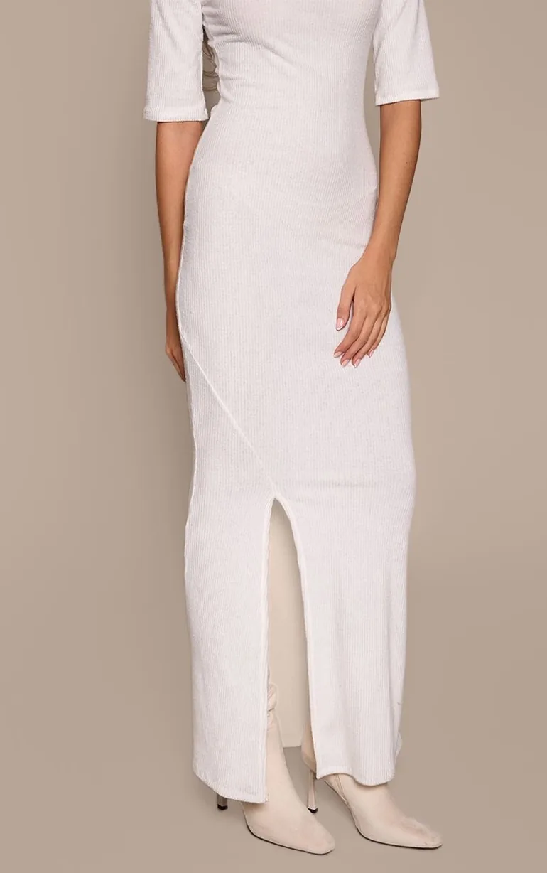 white high neck ribbed bodycon dress Amazon.com: Women's Long-Sleeve High-Neck Ribbed Knit Mini Dress, Sexy Bodycon Party & Casual Club Solid Dress Off-White : Clothing, Shoes & Jewelry