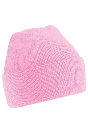 Beechfield Soft Feel Knitted Winter Hat - Classic Pink
