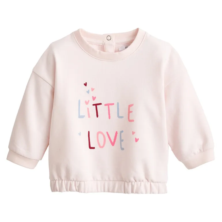 Organic Cotton Slogan Sweatshirt