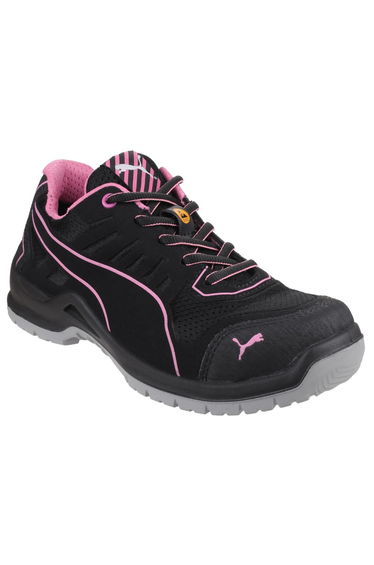 Puma Safety Womens/Ladies Lightweight Fuse TC Safety Trainers - Black