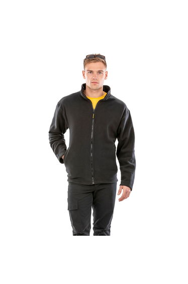 Result Mens Horizon Micro High Density Compact Fleece Jacket - Black