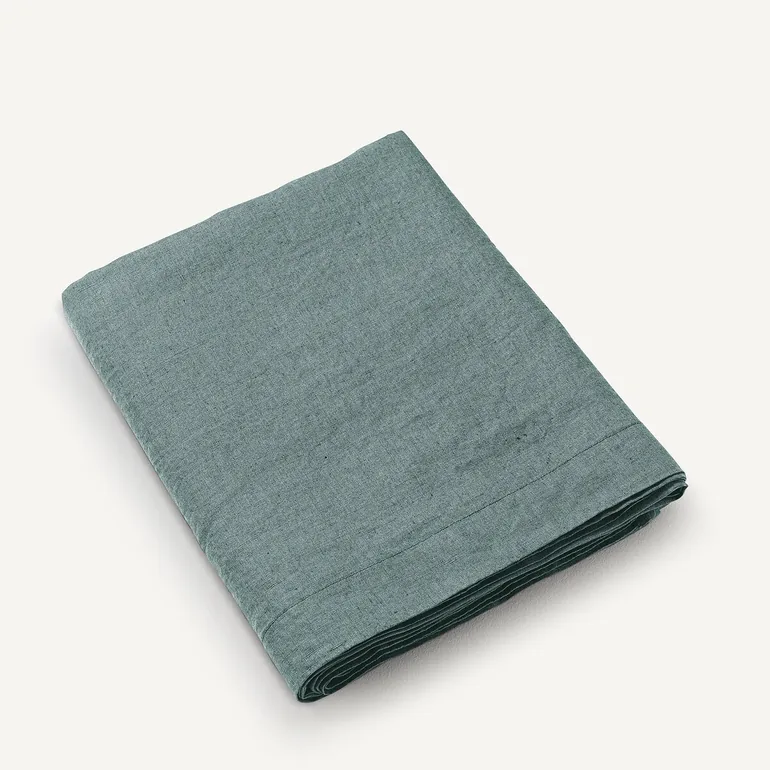 ELINA Washed Linen Flat Sheet - 2