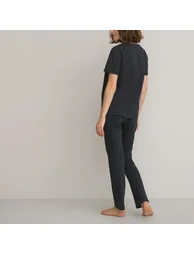 بيجاما جيرسية بأكمام قصيرة - 6