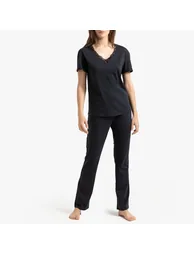 بيجاما جيرسية بأكمام قصيرة - 1