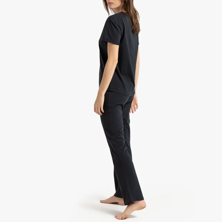 بيجاما جيرسية بأكمام قصيرة - 2