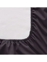 شرشف سرير قطن ساتين مغسول بحواف مطاطية 30 سم - 6