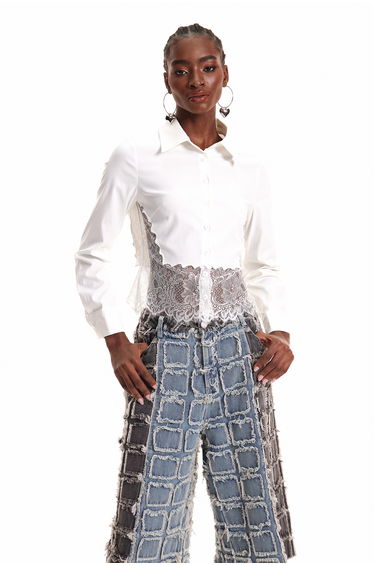 Dorothee Deconstruct Lace Shirt