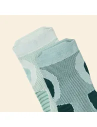 Pack of 2 Pairs of Solid Color Compression Knee High Socks GREEN - 2