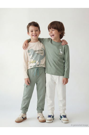 Boys' Cargo Pocket Sweatpants Set of 2