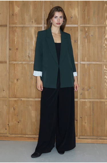 Emerald Green Blazer Jacket