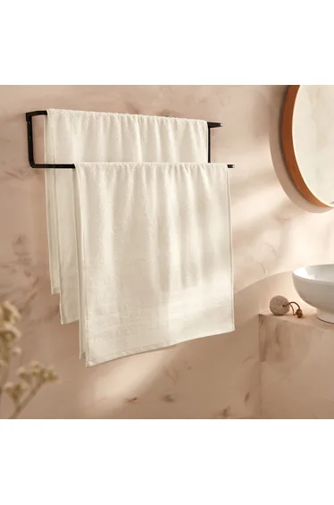 Set of 2 Zavara 100% Cotton Towels