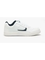 Dek Mens Euston Lace Trainers - White/Navy Blue - 1