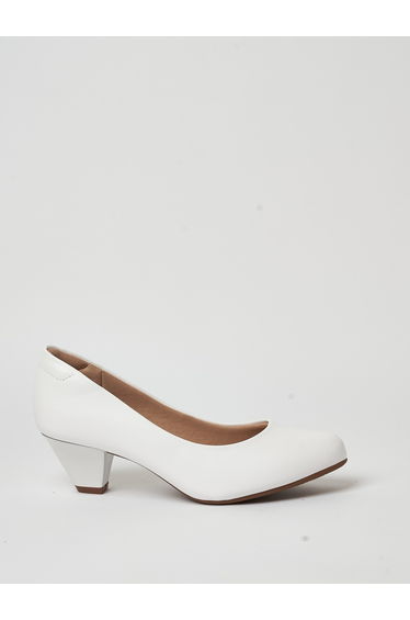 Solid Slip-On Wedge Heel Shoes