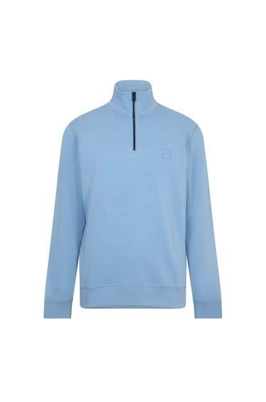 Boss Mens Terrycloth Sweatshirt - Pastel Blue