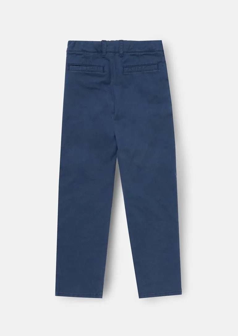 Harrison Navy Slim Fit Chino - 5