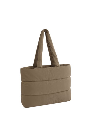 Bagbase Quilted Tote Bag - Earthy Green