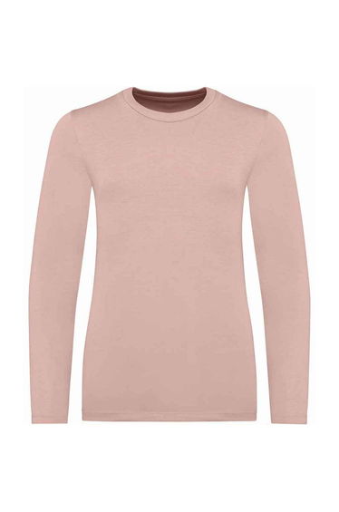 Native Spirit Childrens/Kids Organic Cotton Long-Sleeved T-Shirt - Petal Rose