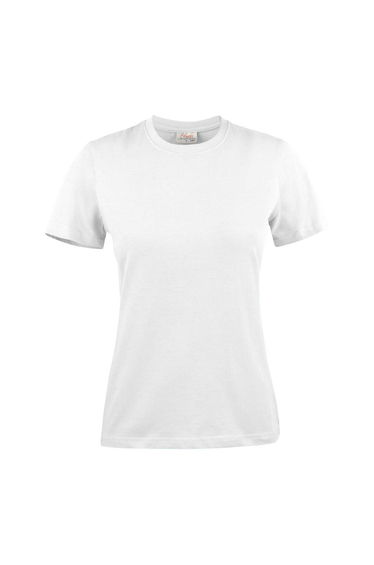 Printer Womens/Ladies Heavier Pro T-Shirt - White
