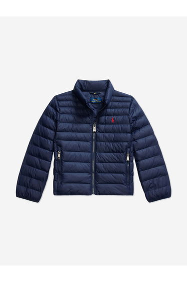 Ralph Lauren Boys Colden Packable Jacket in Navy
