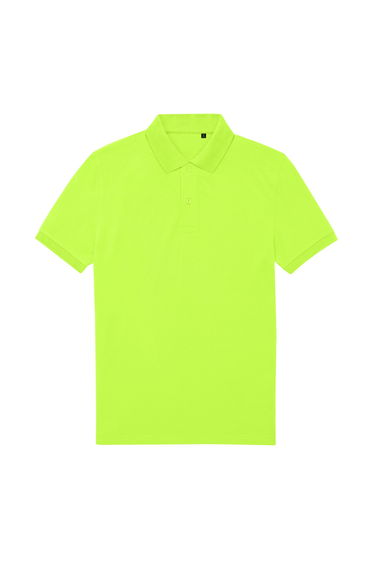 B&C Mens My Eco Polo Shirt - Acid Lime