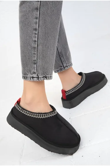 Black Suede Women's Boots