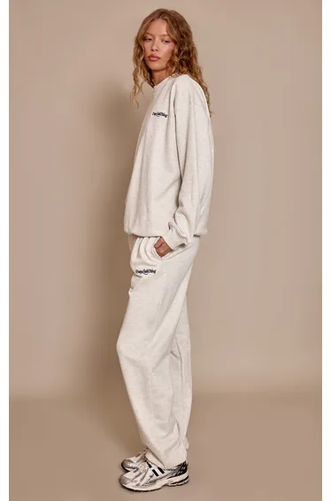 PLT Ash Grey 440 GSM Heavyweight Cotton Loopback Sweatshirt