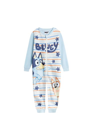 Bluey Boys Bluey & Bingo All-In-One Nightwear - Blue