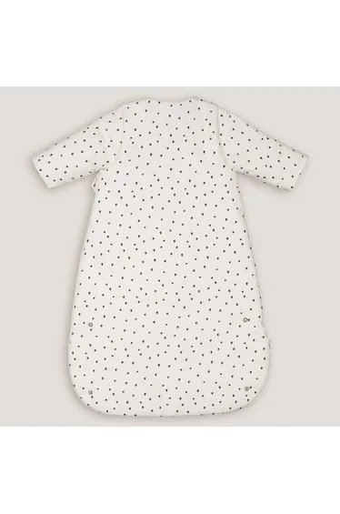 Baby's Panda Sleeping Bag in Cotton Percale with Removable Sleeves
