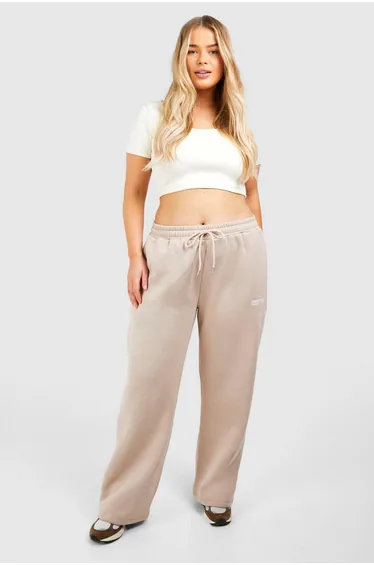 Plus Dsgn Studio Straight Leg Jogger - stone
