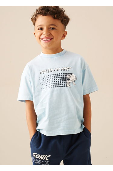 Sonic Oversized Washed Tee