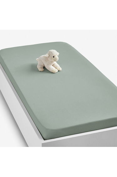 Scenario 100% Cotton Jersey Cot Fitted Sheet