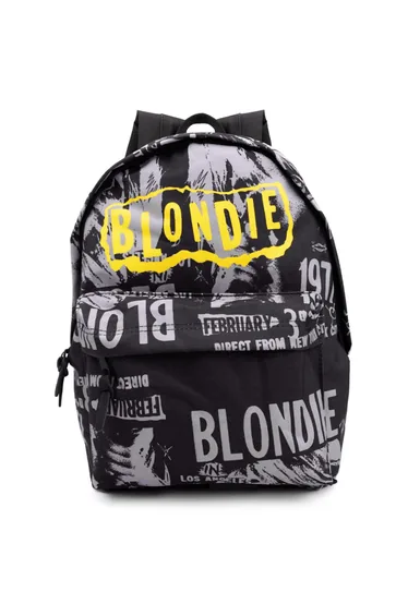 Blondie 3rd February 1977 LA Concert Backpack - Black/White/Yellow