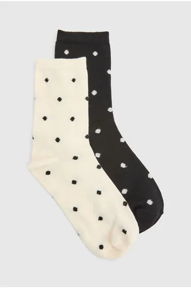 Polka Dot Socks 2 Pack - multi