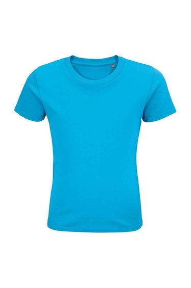 SOLS Childrens/Kids Pioneer Organic T-Shirt - Aqua