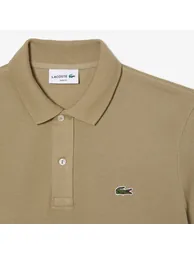 Men's Lacoste Slim Fit L.12.12 Piqué Polo Shirt in Brown - 4