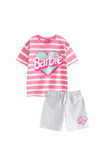Barbie Girls Logo Top & Bottom Set - Pink