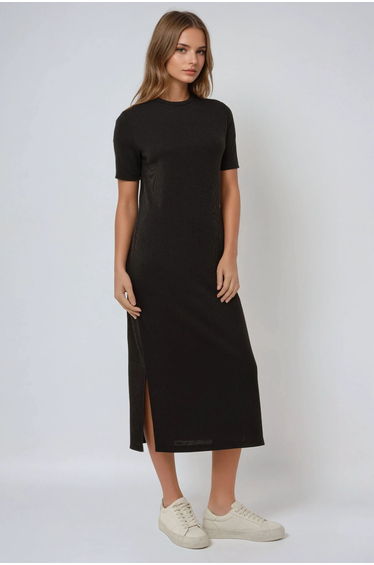 Relaxed Fit Midaxi Dress